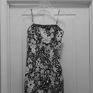 Black and white sexy sundress